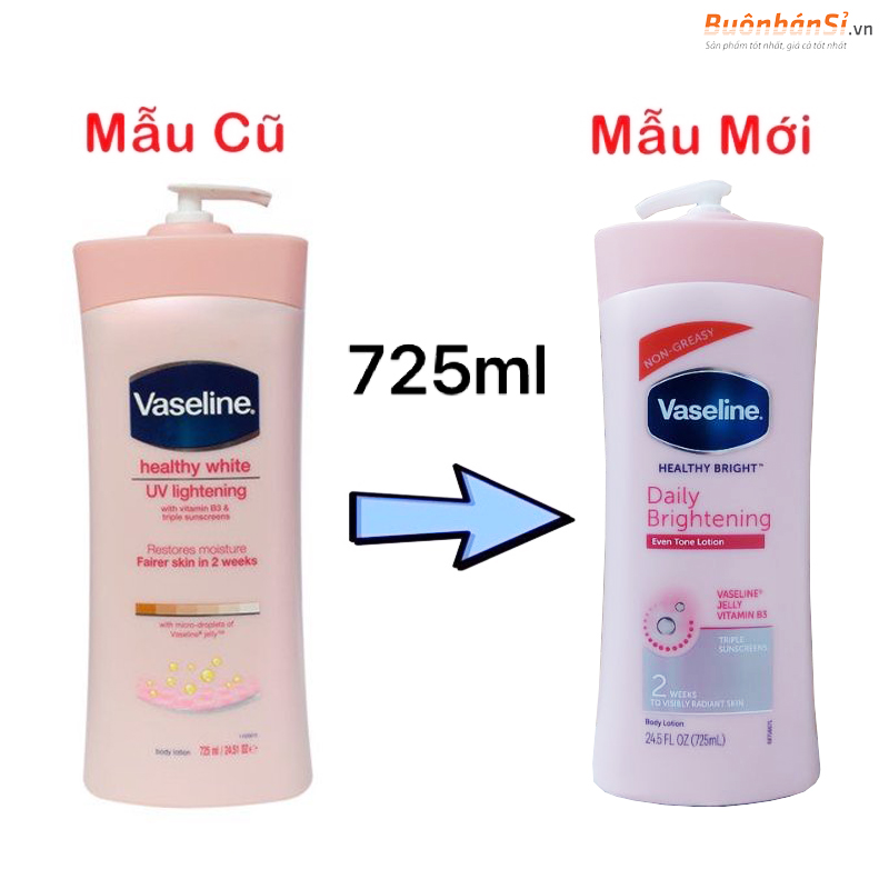 Sữa dưỡng thể  Vaseline Mỹ - 725ml
