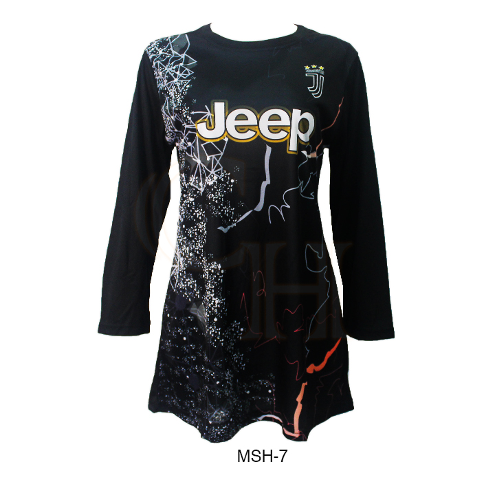 MUSLIMAH DESIGN BARU FUTSAL FOOTBALL CLUB SOCCER PEREMPUAN LENGAN PANJANG KAIN JERSEY FULL PRINTING MSH1. 