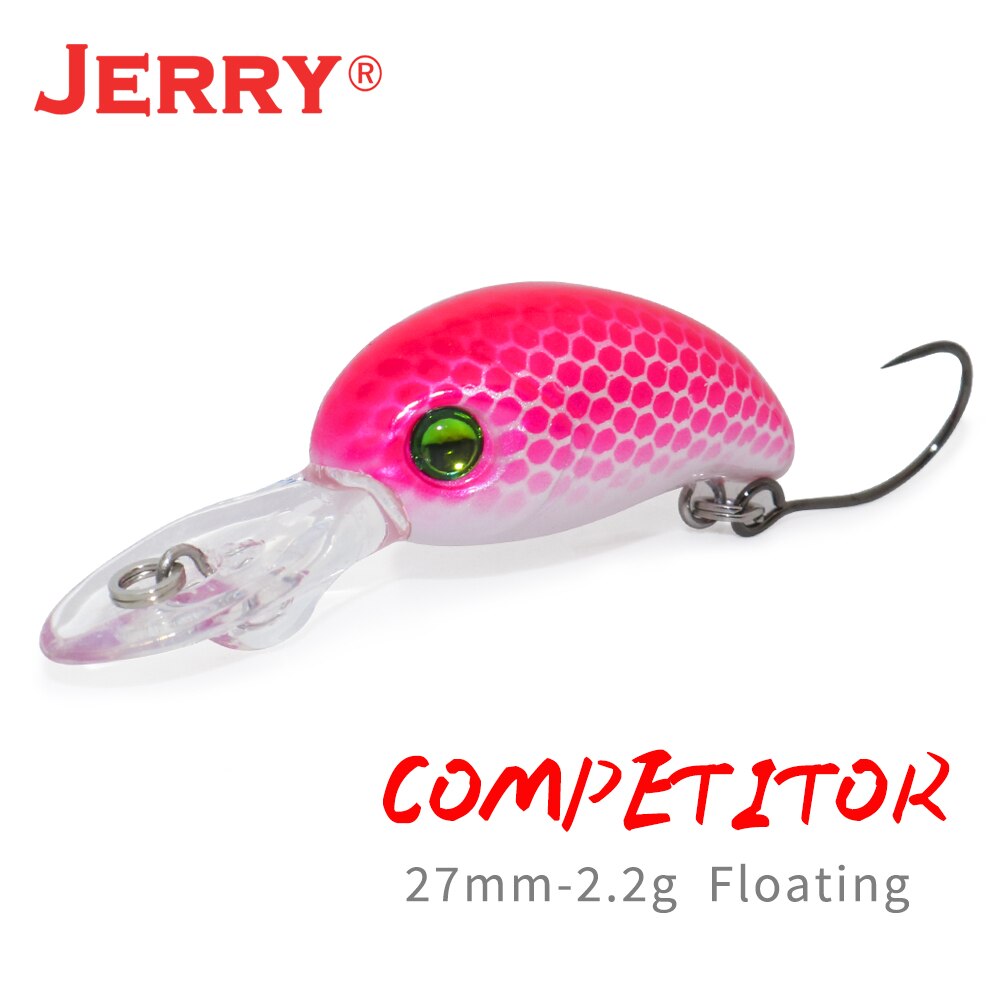 Jerry Competitor Trout Lures Floating Deep Diving Crank Wobbler