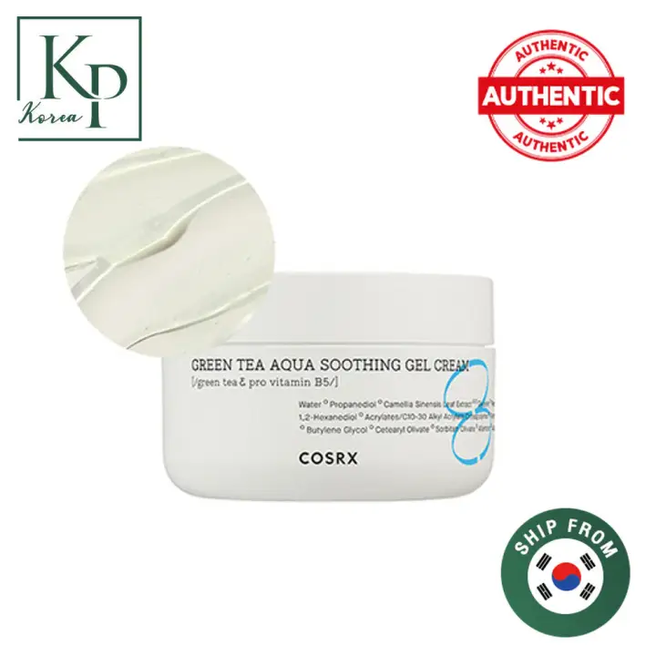 review cosrx hydrium green tea aqua soothing gel cream