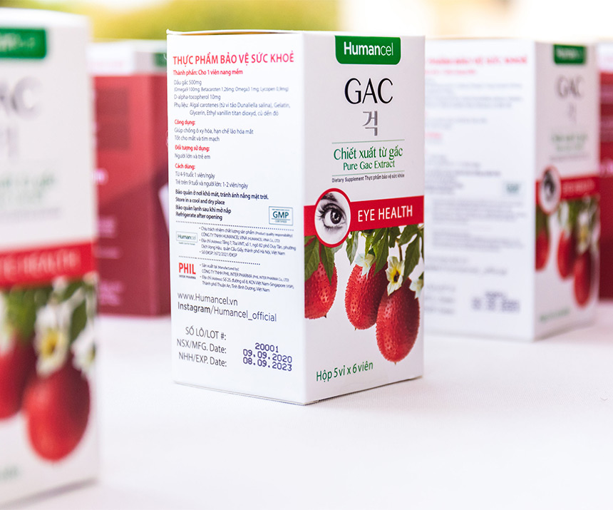 Super Gac - Voucher 1 hộp Humancel GAC