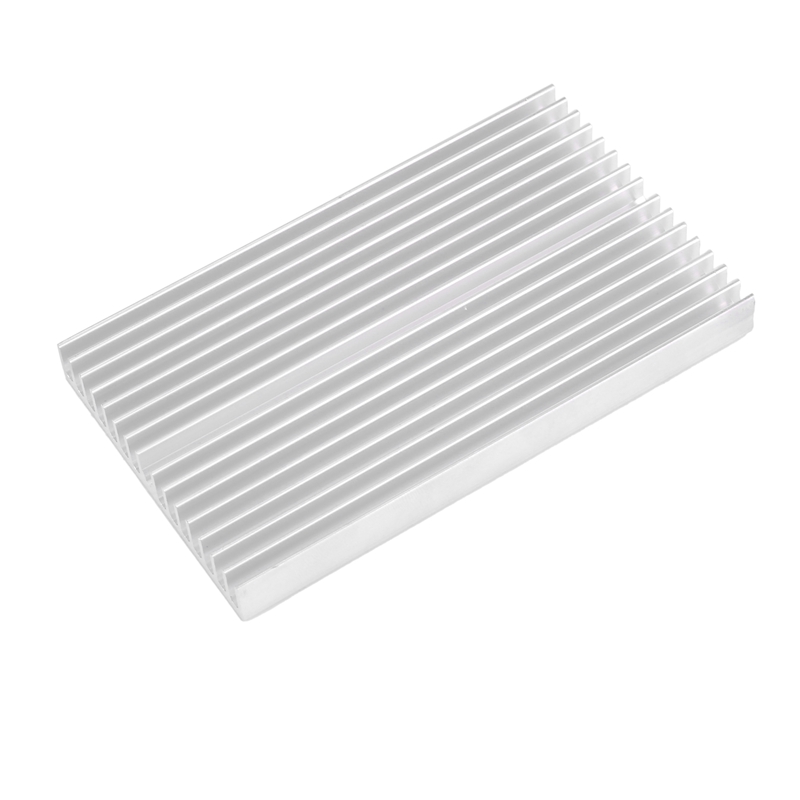 Silver Tone Aluminum Cooler Radiator Heat Sink Heatsink 100x60x10mm Lazada.co.th