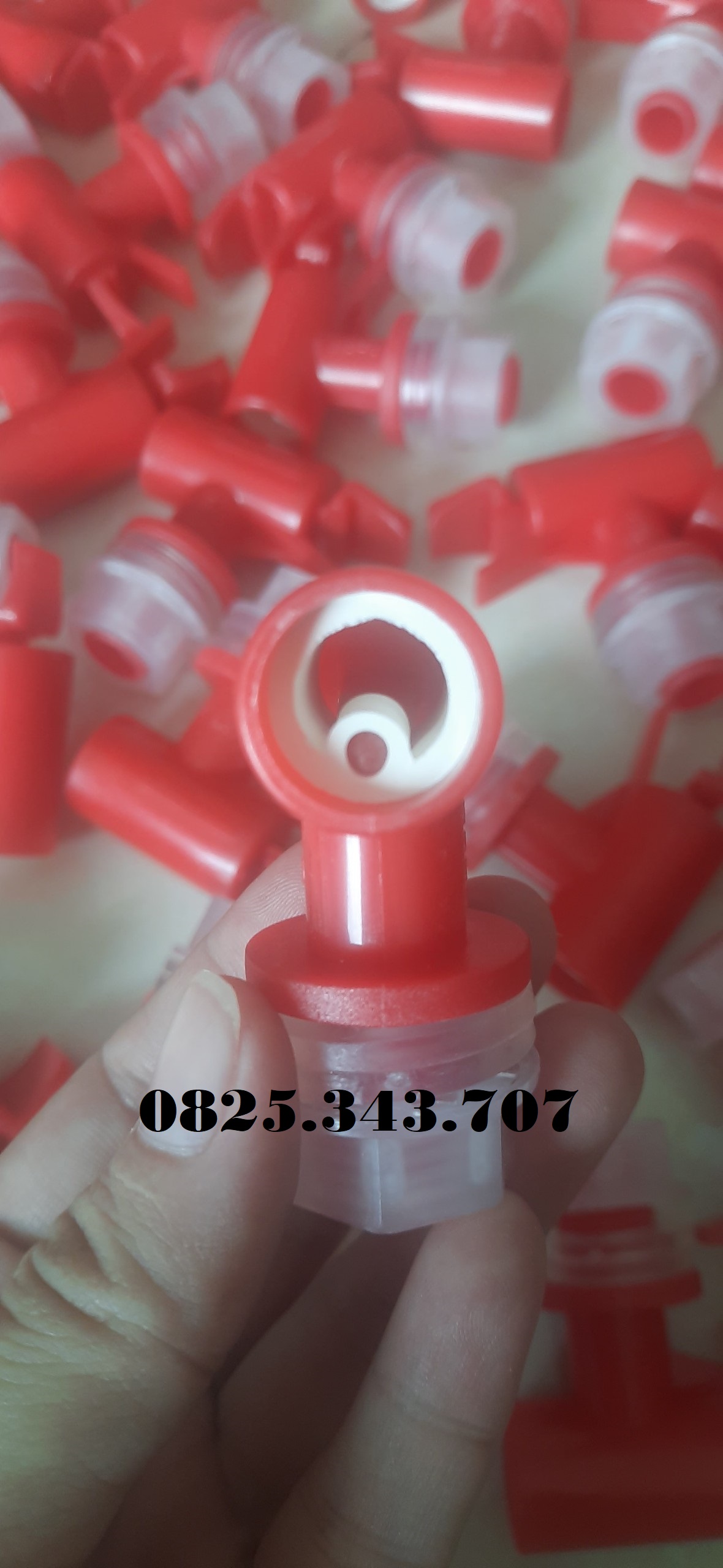 Combo 3 vòi bình nước màu đỏ