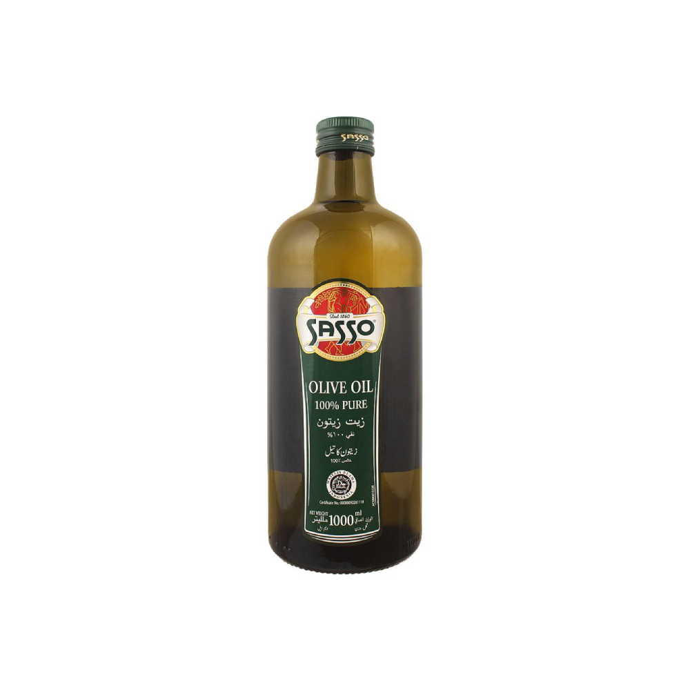 SASSO OLIVE OIL BOTTLE 1 LTR(๐ข๐ฆ๐ฉ๐จ๐ซ๐ญ๐๐ & ๐จ๐ซ๐ข๐ ๐ง๐๐ฅ) | Daraz.pk