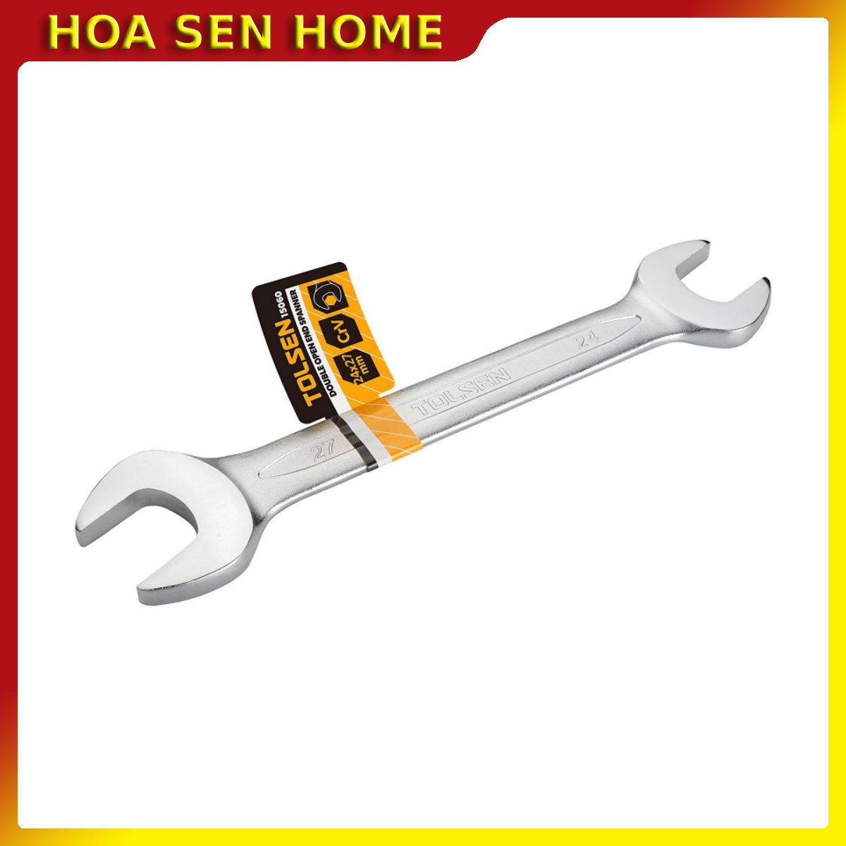 Cờ lê/chìa khóa 2 đầu miệng Tolsen (size 8-13)