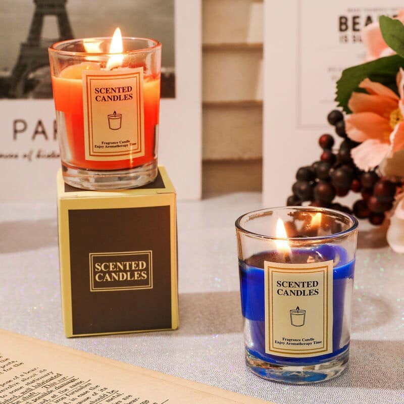 Cốc Nến Thơm Ly Thủy Tinh Scented Candles - Nến Thơm Handmade