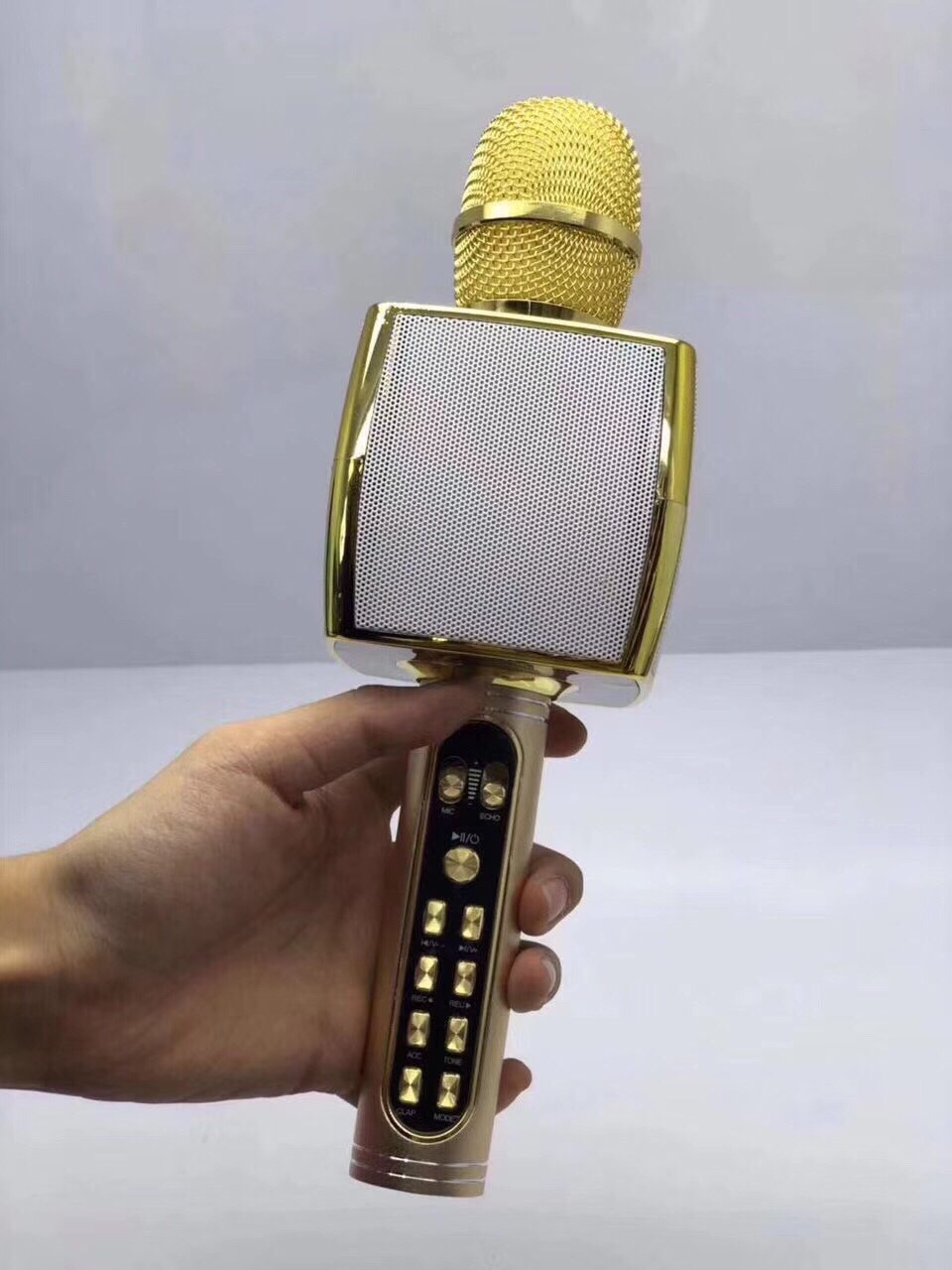 [Micro karaoke] Mic Hát bluetooth - Micro Karaoke Bluetooth YS-91_Micro Karaoke Bluetooth Không Dây , Mic YS91 Bluetooth , Míc Karaoke Gia Đình , Micro Hát Karaoke Cực Hay YS-91 3 in1 , Tích Hợp Loa Bluetooth , Âm Thanh Cực Đỉnh. BH 12T