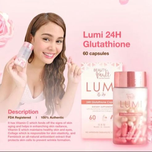 LUMI%2024H%20GLUTATHIONE%2060%20CAPSULES%20/%20Tablets%20Whitening%20Skin%20Protection%20&%20Increase%20Body%20Collagen%20provide%20powerful%20antioxidant%20support%20-%20Image%204
