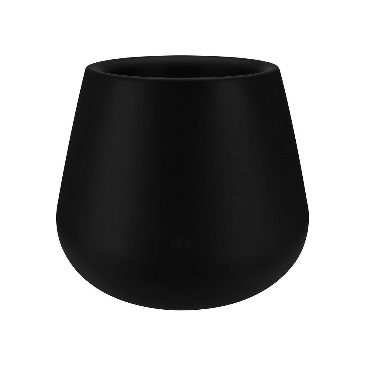 Pure Cone 14 in Black/Gardening Pot/Indoor Pot/Outdoor Pot/Planter