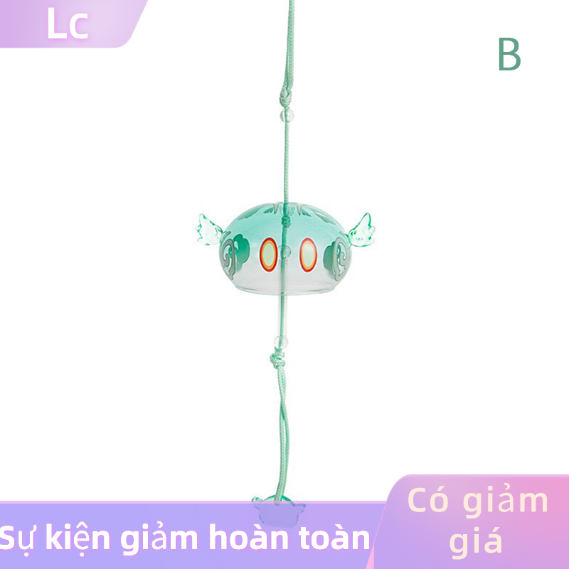 🎉✨🎁LC Slime genshin Chuông gió tác động chuông gió nhật bản Anime Slime chuông thủy tinh borosilicate Mặt dây chuyền quà tặng năm mới treo trang trí