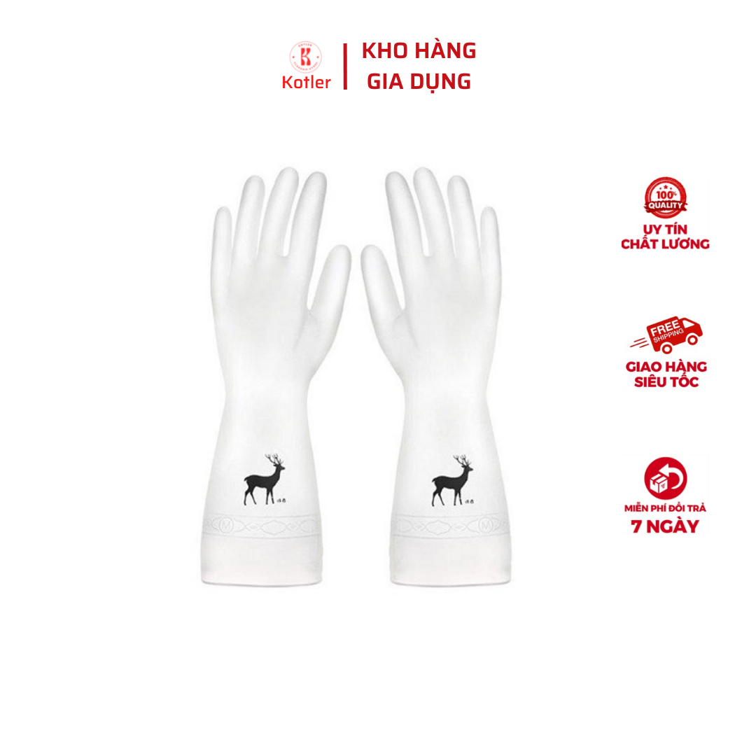 SIÊU BỀN Găng tay cao su Kotler KO-GT30 Siêu dai Siêu bền an toàn cho da thumbnail