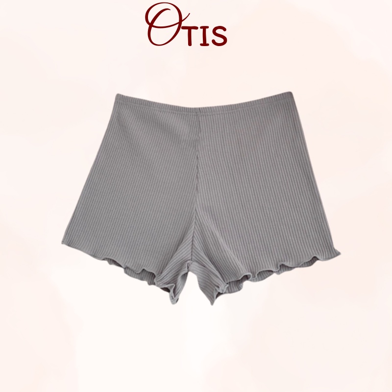 Quần đùi trong mặc váy gân tăm co dãn 4 chiều viền bèo xinh xắn otis - 900