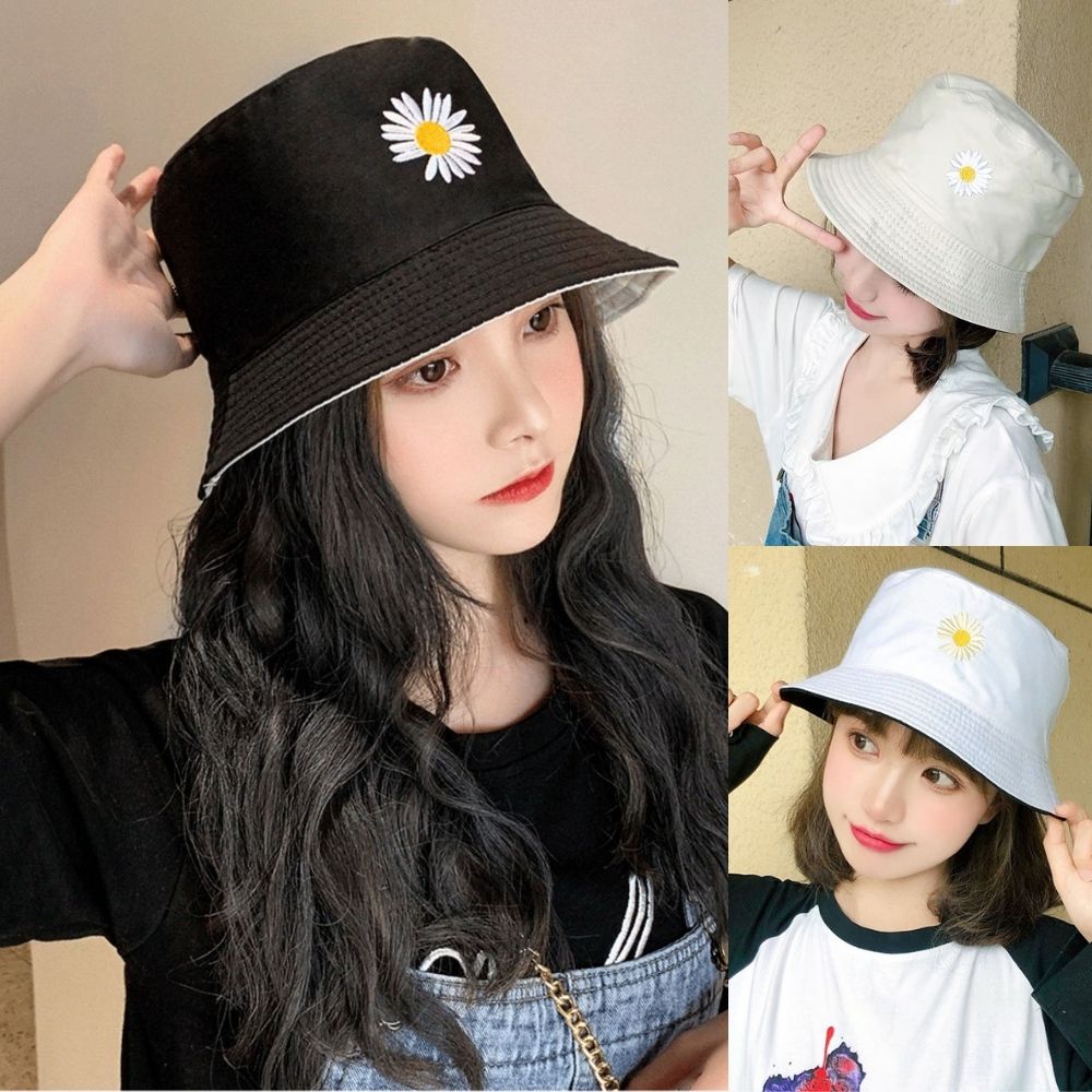 [HCM]Nón Bucket Tai Bèo CÚC G-Dragon 2 Mặt