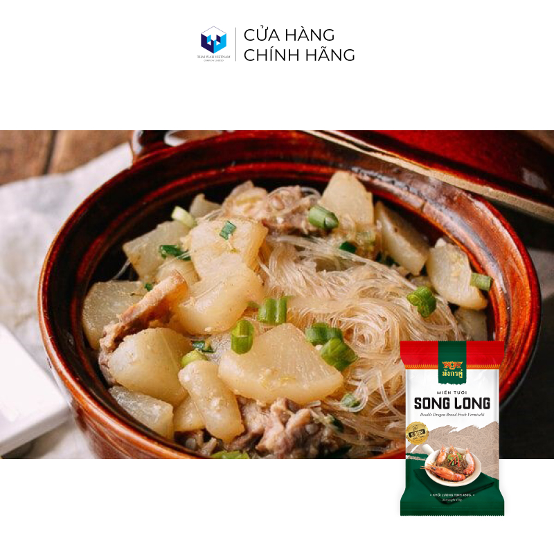 Miến tươi SONG LONG 450 g (Không cần ngâm - 5 giây chần trụng)