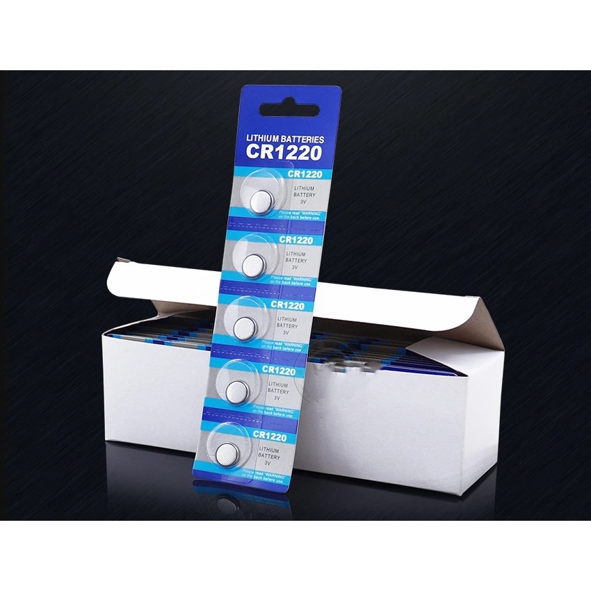 Vỉ 5 viên pin CR1220 Lithium Battery 3V ( GIÁ 1 Vĩ 5 VIÊN )