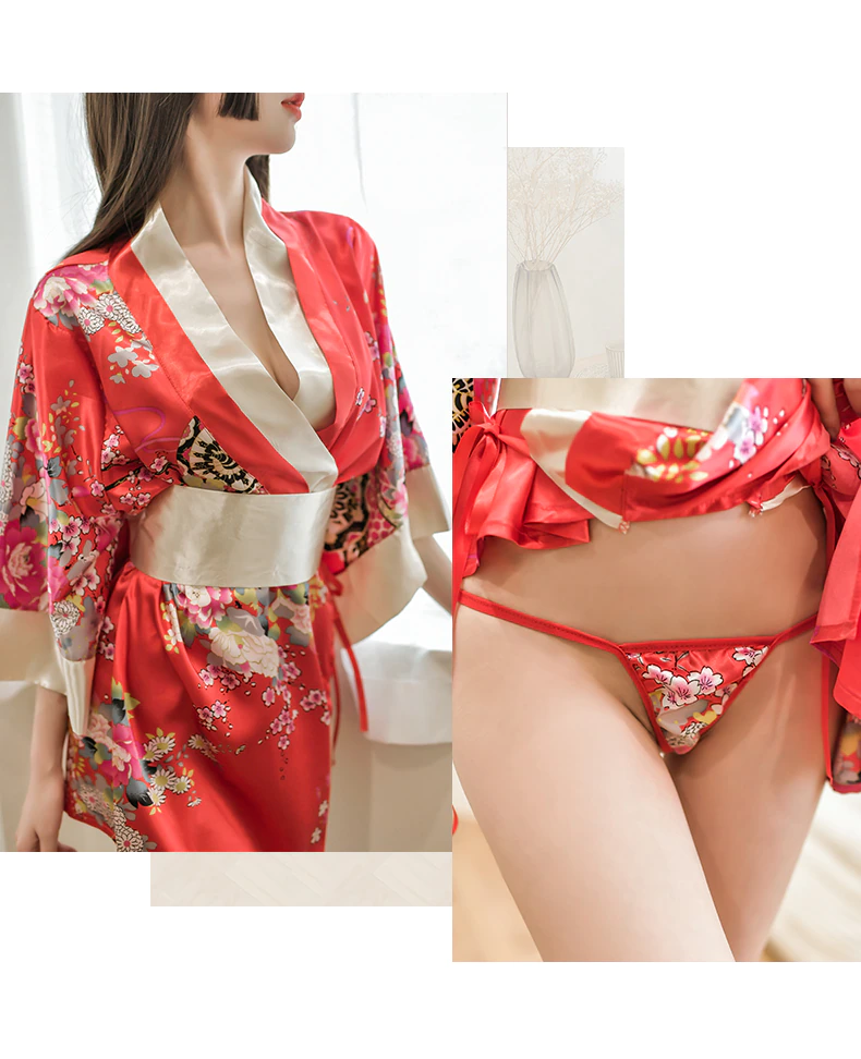 Áo choàng ngủ kimono Nhật Bản