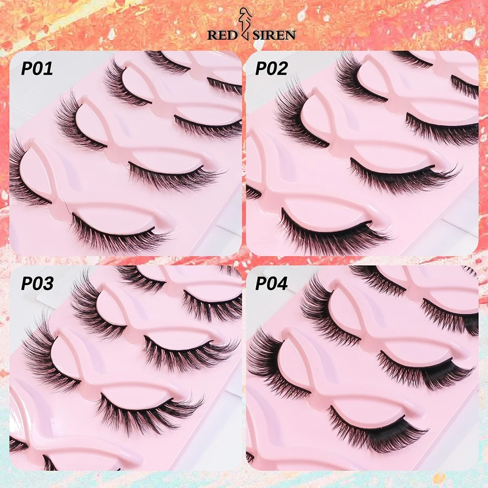 RED%20SIREN%20Cat%20Eye%20Lashes%205%20Pairs%20Winged%20Wispy%20Natural%20False%20Eyelashes%20Makeup%20Fox%20Eye%20Faux%20Mink%20Eyelashes%20-%20Image%206