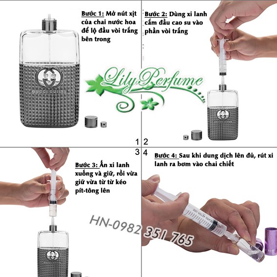 Xi-lanh (Ống tiêm) 10ml - 20ml Chuyên Dụng Chiết Nước Hoa
