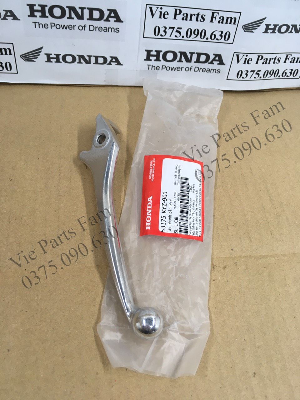 Tay thắng Air Blade 2020 - 2021 (Phiên bản có ABS), Chính hiệu Honda Motor VN