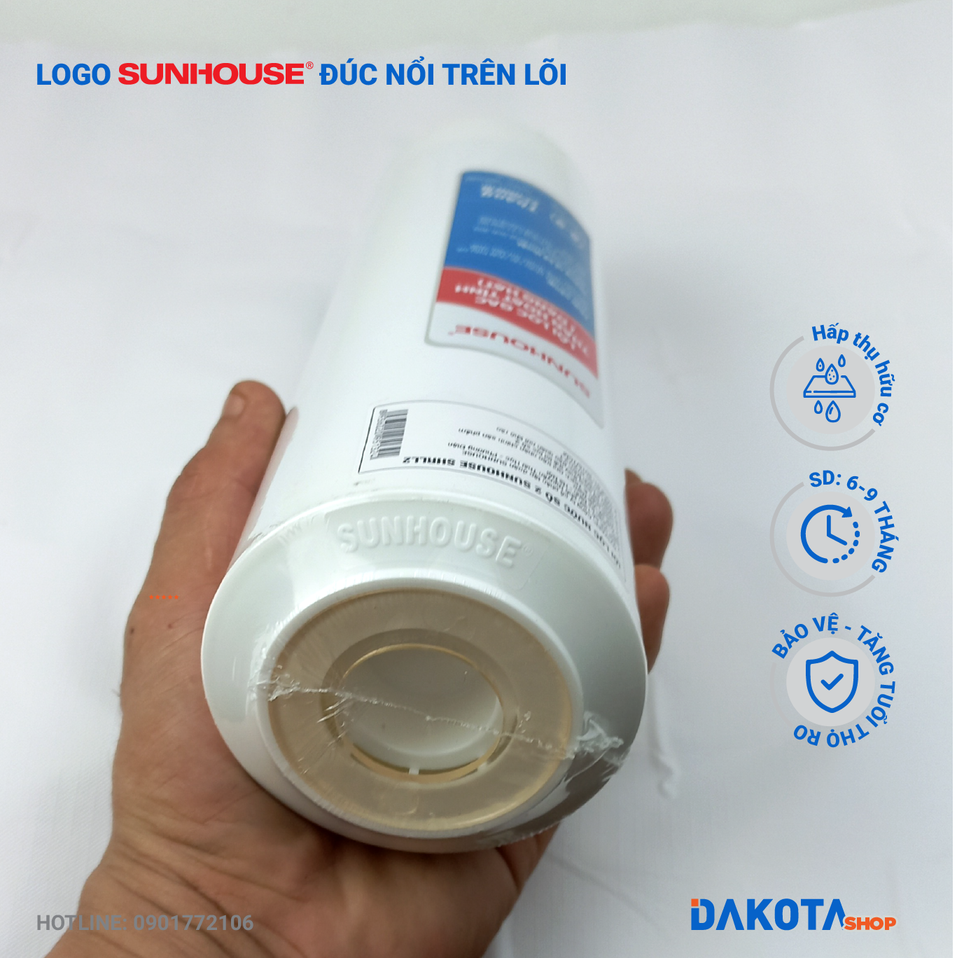Lõi lọc nước số 2 Sunhouse -  SHRLL2