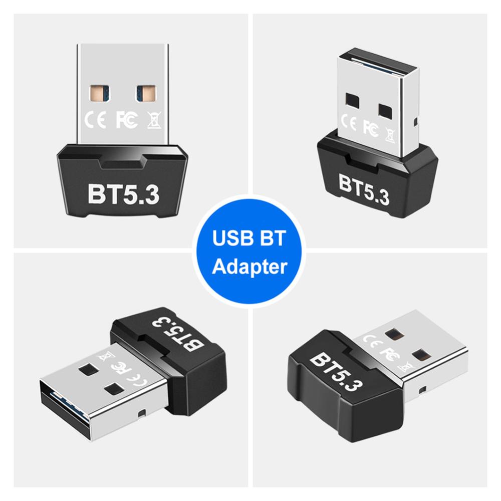 USB Adapter Dongle Portable Music Audio Receiver Transmitter 3Mbps for PC Speaker Mouse Gamepad Bluetooth-Compatible 5.3