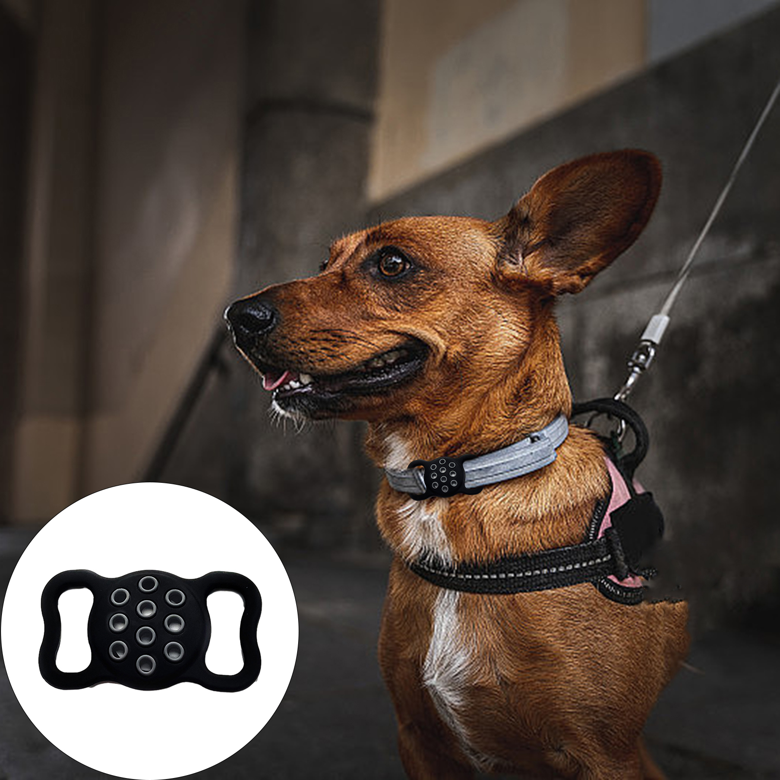 Top Bull Locator Case Locator Protective Case Premium Soft Protective Case for Airtag Durable Scratch-proof Cover for Tracker Device Easy Installation