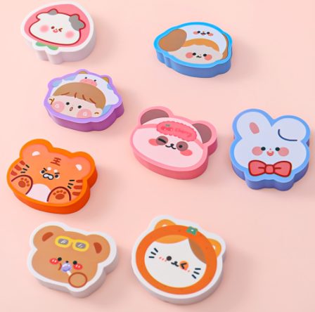 3 Cục Gôm tẩy cute dày, mịn nhiều hình dễ thương