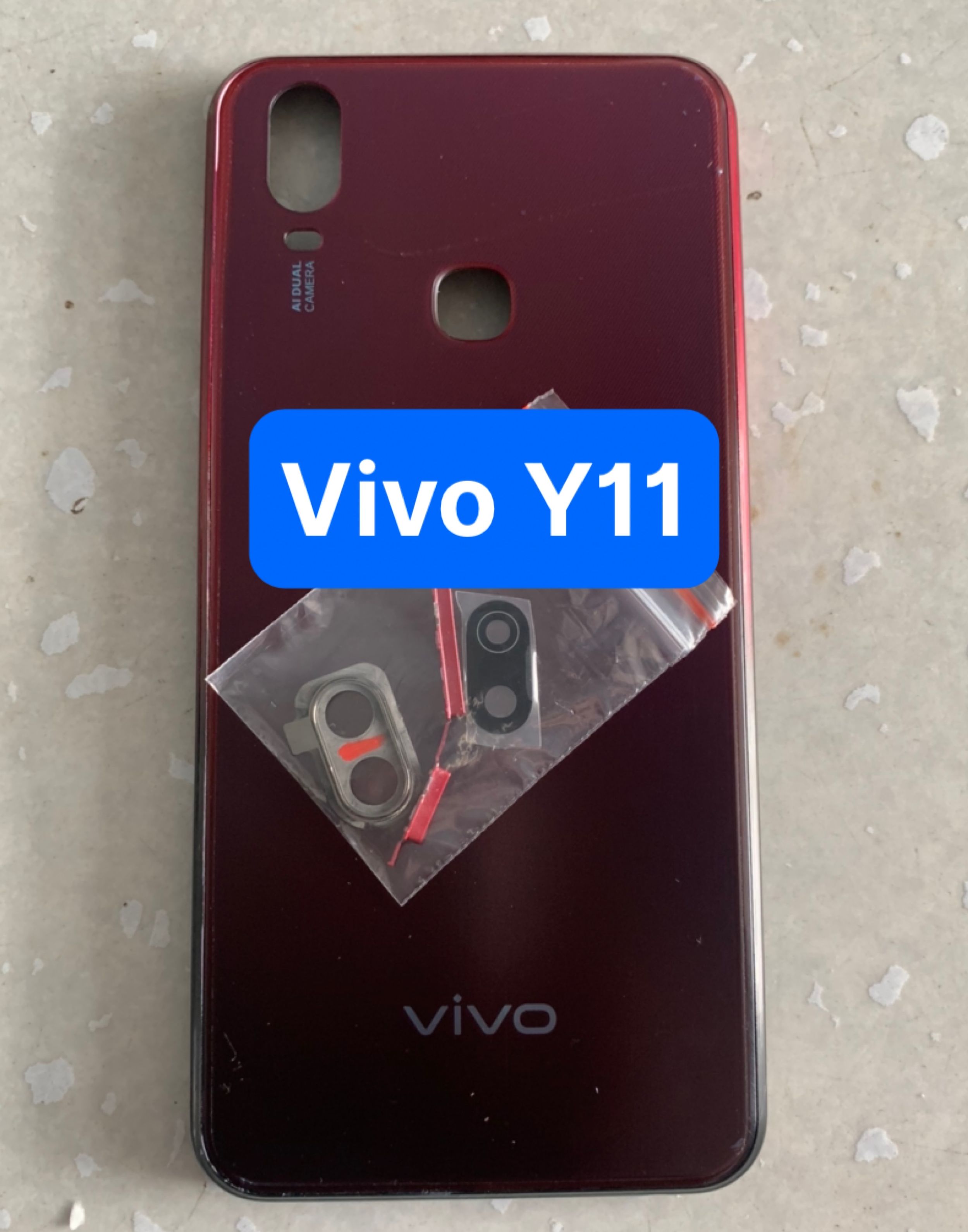 lưng vỏ zin vivo Y11 (kèm khay sim)