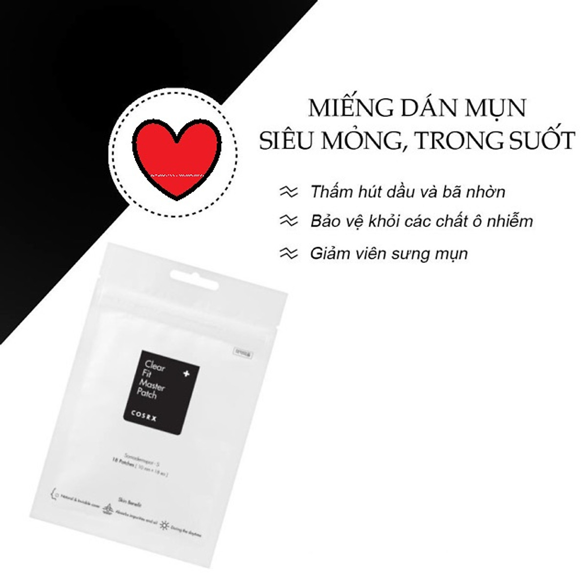 Miếng dán mụn Cosrx Clear Fit Master Patch