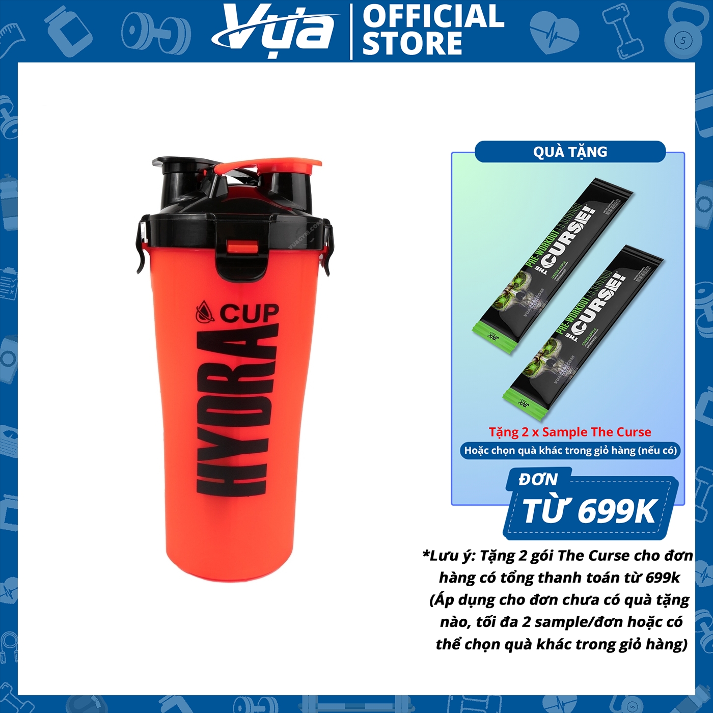 Bình lắc hydracup dual - bình nước thể thao, tiện dụng, chất lượng cao