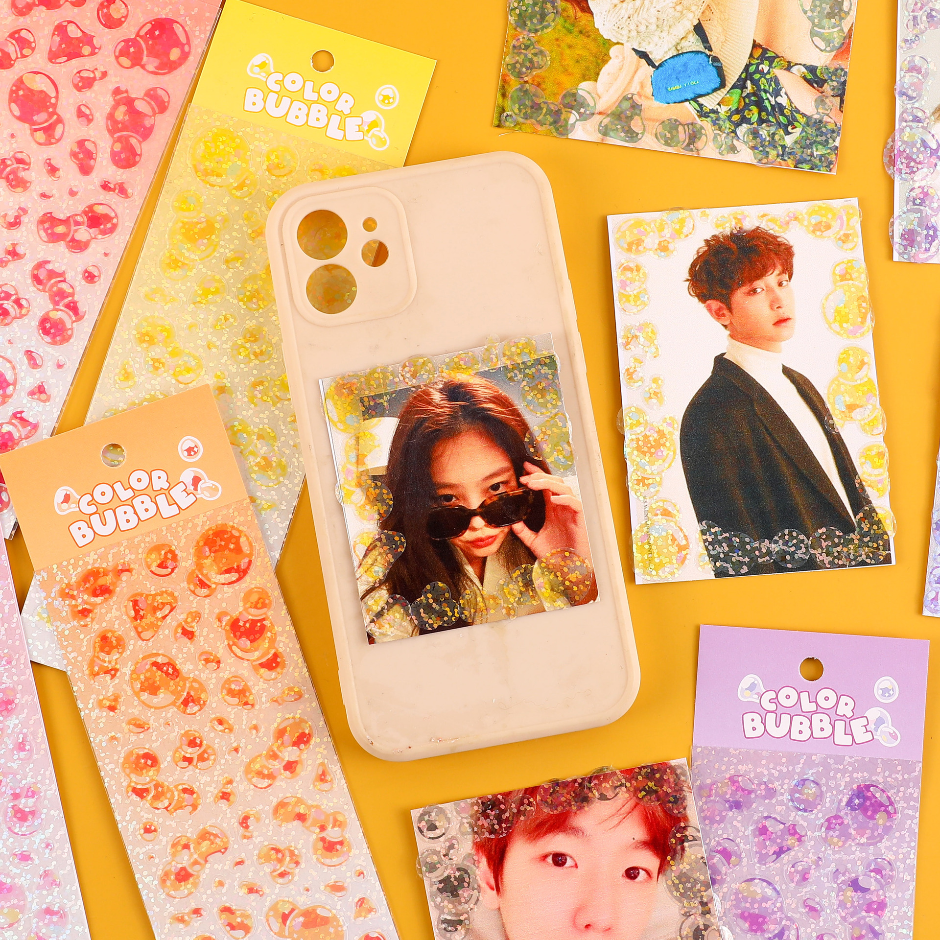 Sticker trang trí Toploader - Dễ thương Bubble - Be Tiny Stationery