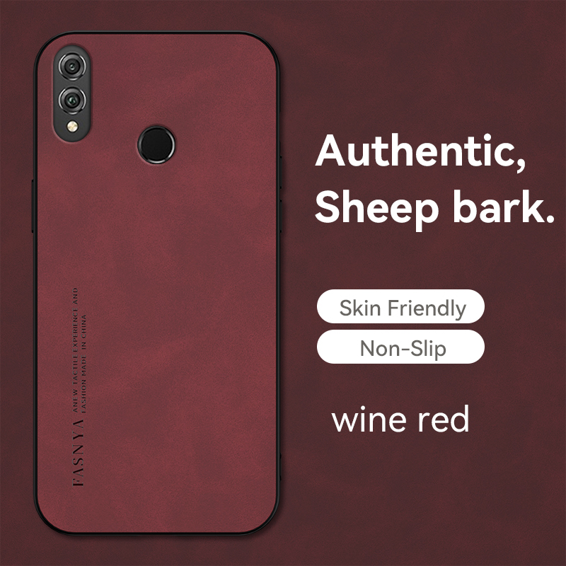 For Huawei Honor 8x Case Honor8x TPU Soft Shockproof Matte Phone Casing Leather Texture Cover