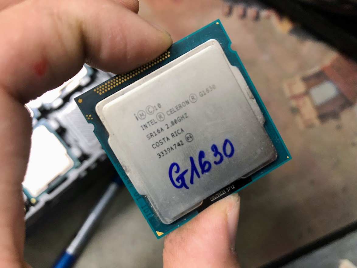 CPU G2120/ G2030/ G2020/ G1630/ G1610 socket 1155 bóc máy