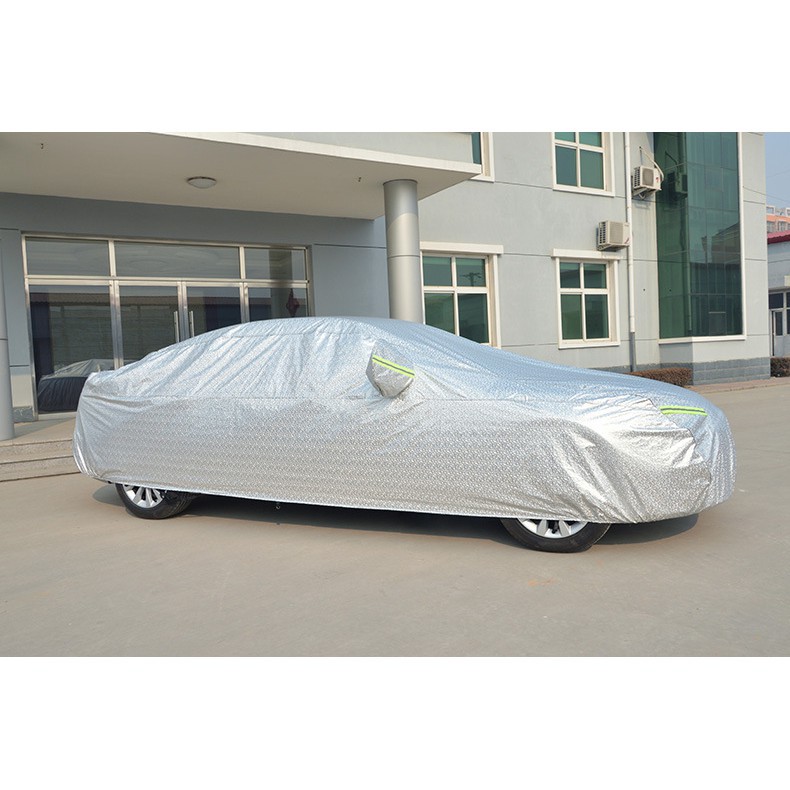 Bạt Che Phủ Xe Mitsubishi Attrage Cao Cấp (bạt 3 lớp Tráng Nhôm, chống xước) size 3M