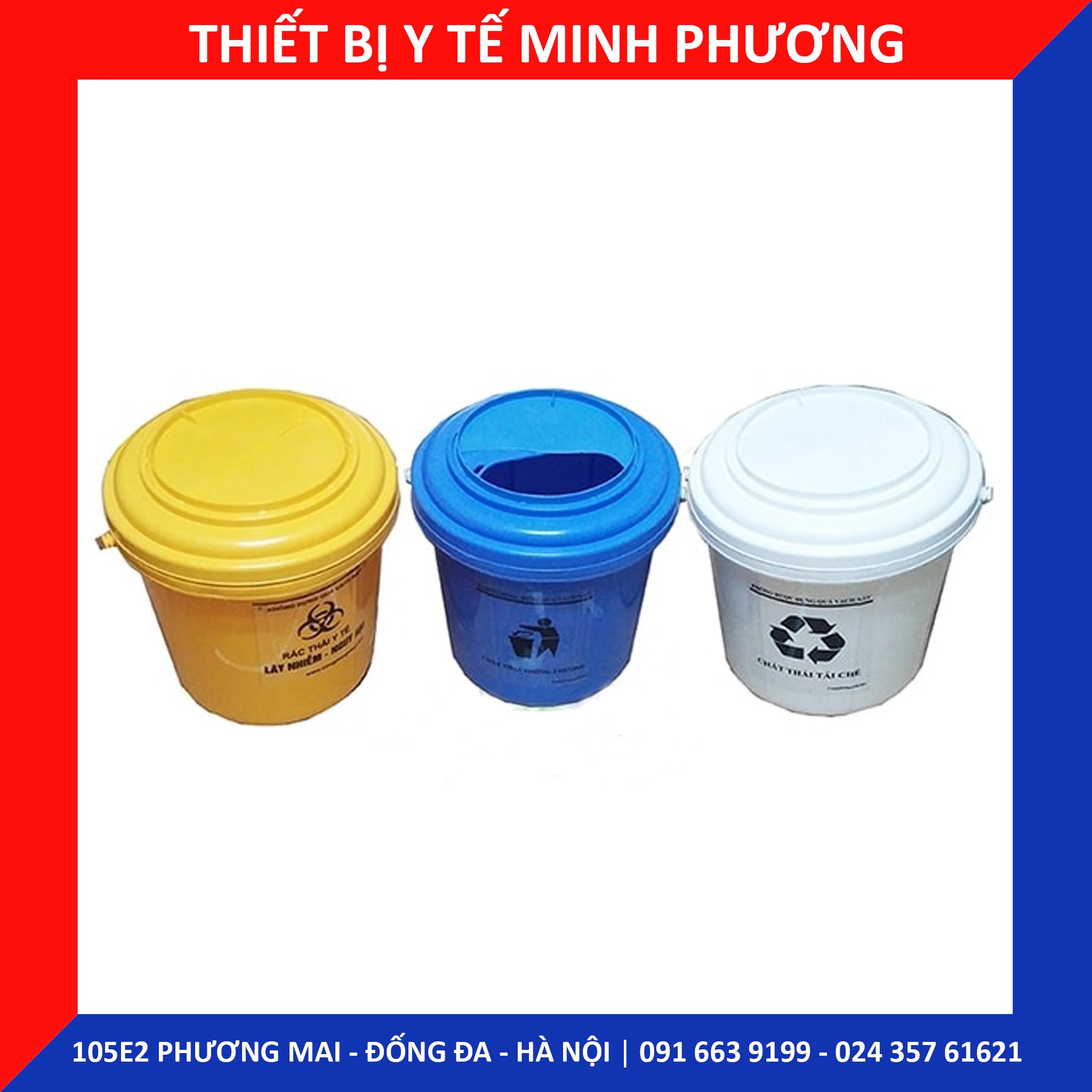 Xô đựng rác thải y tế 10L
