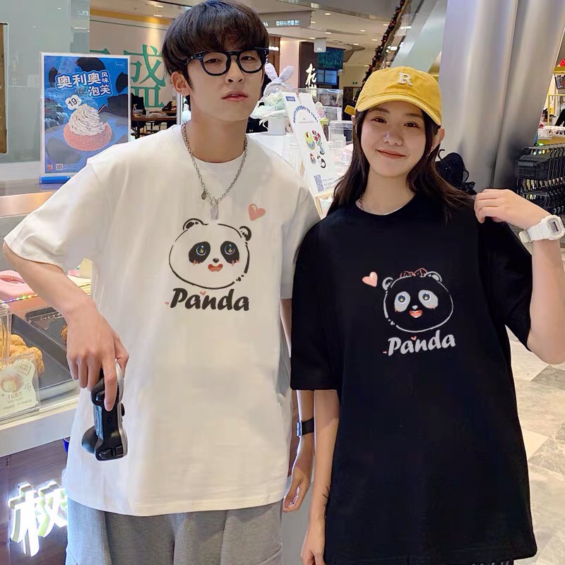 Áo đôi logo gấu pan