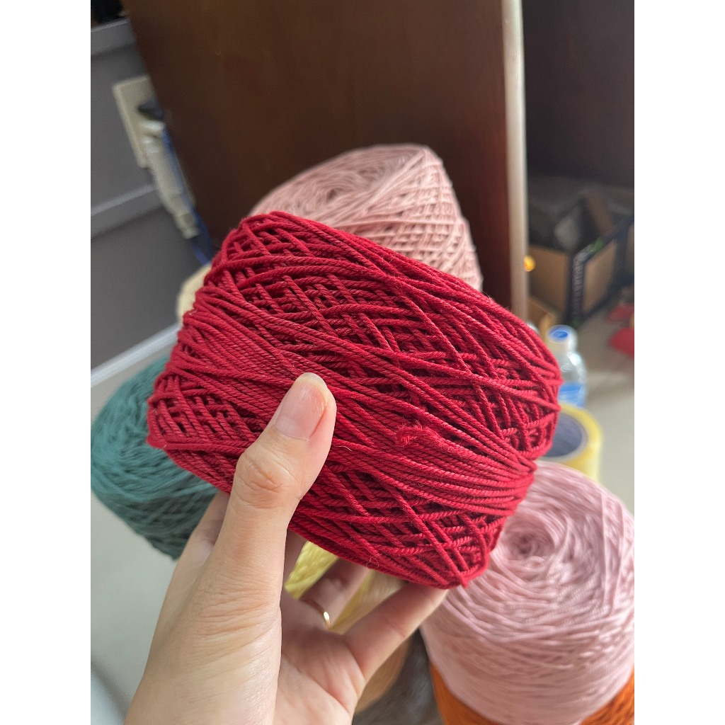 Cotton Thread Size 2mm for Macrame, Handmade Bag Hooks