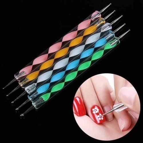 Bút chấm bi nail vẽ móng, Set 5 cây