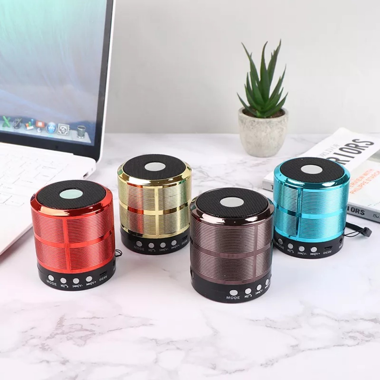 Loa bluetooth nghe nhạc mini gutek ws887 cầm tay hỗ trợ cắm usb thẻ nhớ giá ưu đãi