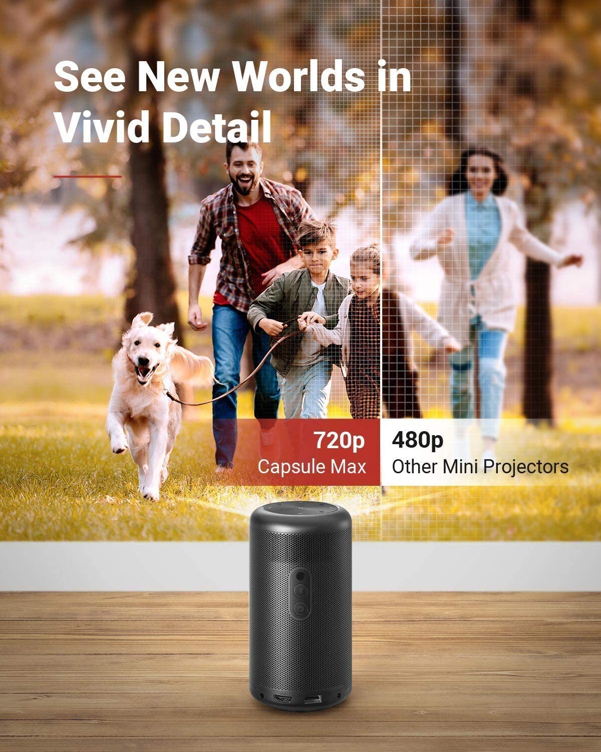 Máy chiếu di động NEBULA (by Anker) Capsule Max - D2423