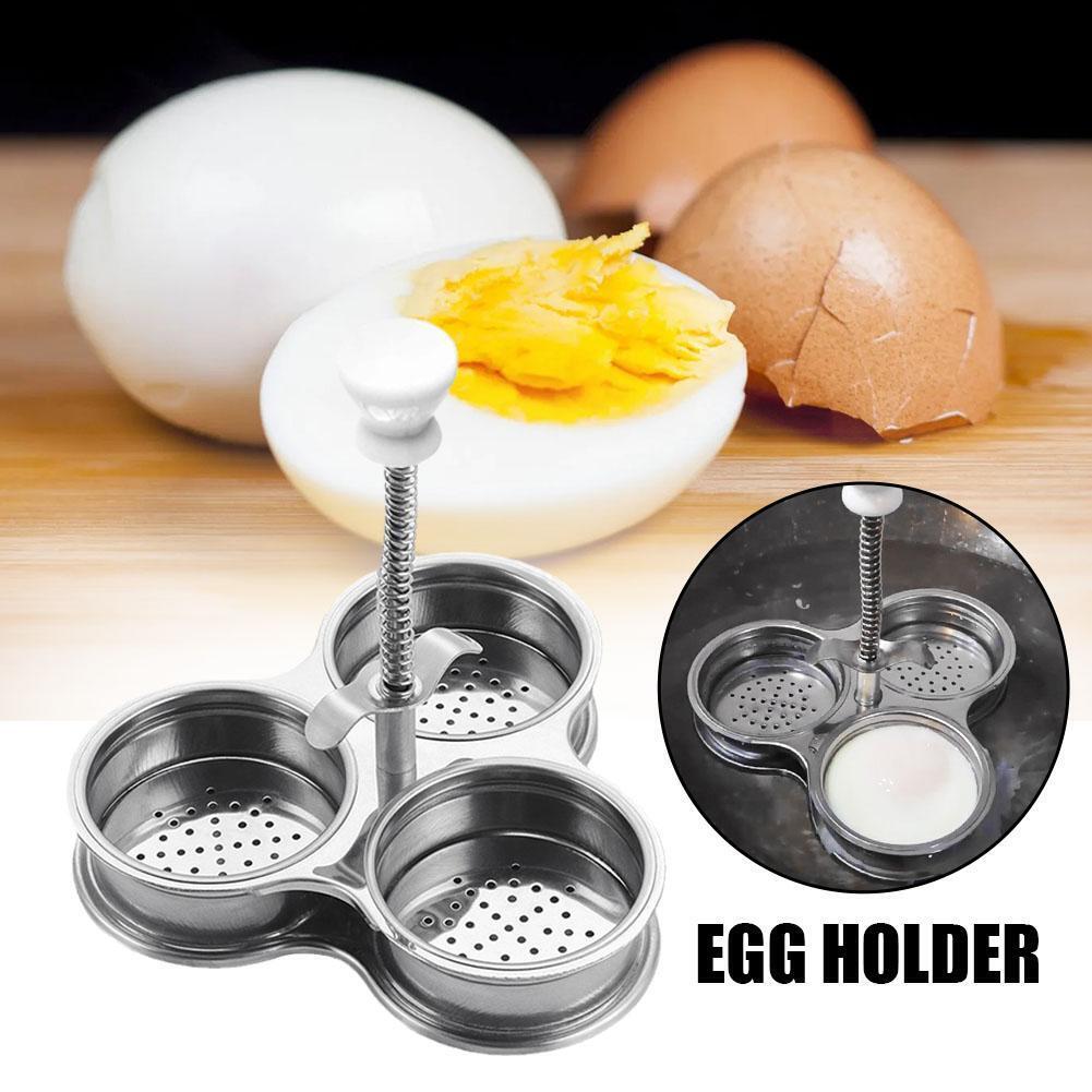 3 Grid Egg Steamer Stainless Steel Egg Poacher Multi-function Kitchen Gadgets 3 Grid Egg Steamer Egg Boiler For Kitchen Egg Poacher With Stainless Steel Construction Egg Poaching Tool Eggs Cooking Gadget Stainless Steel Egg Steaming Device Kitchen Utensil