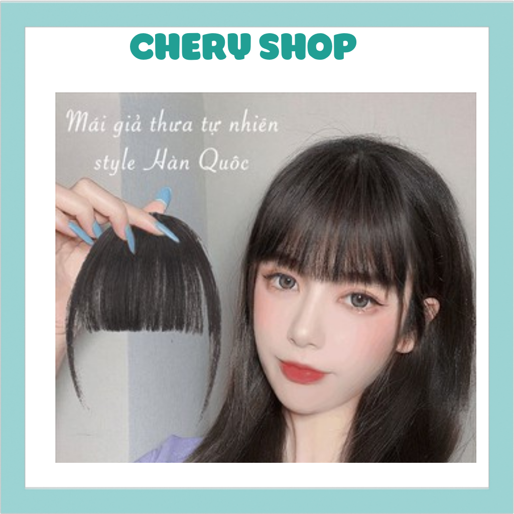 Tóc giả mái thưa làm bằng sợi tóc thật 100%