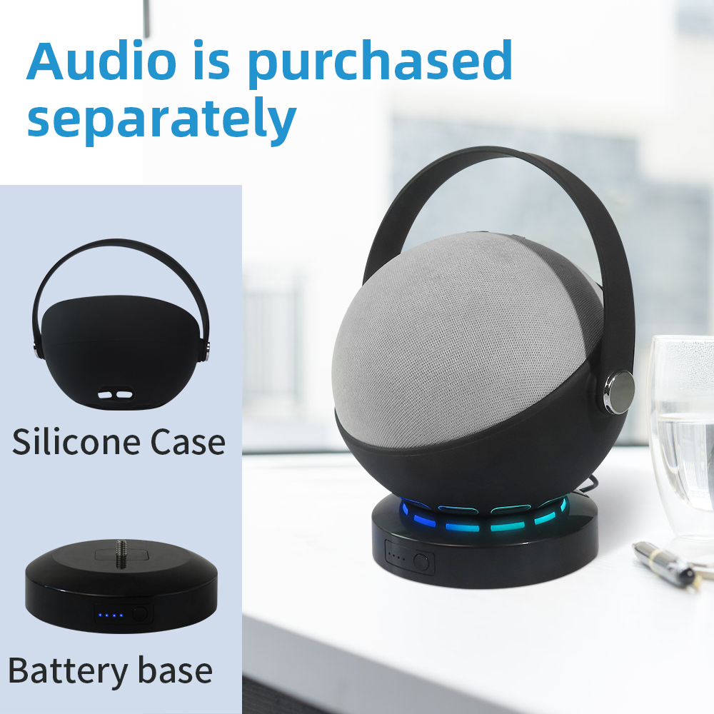 【Unlimited reLurchase】Base For Echo 4th Gen Smart Speaker Portable Charger Docking Station Alexa Echo 4th Wall Mount Stable Stand Pack. 