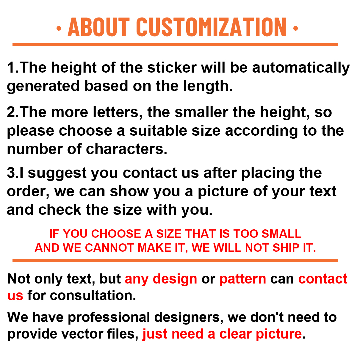 Sticker Collective Custom Text Name Decal – 130mm Vinyl Sticker – Choose Your Text! #6346EN