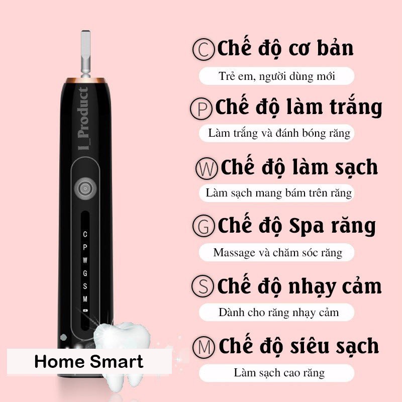 Sonic X7 đầu bàn chải đánh răng điện