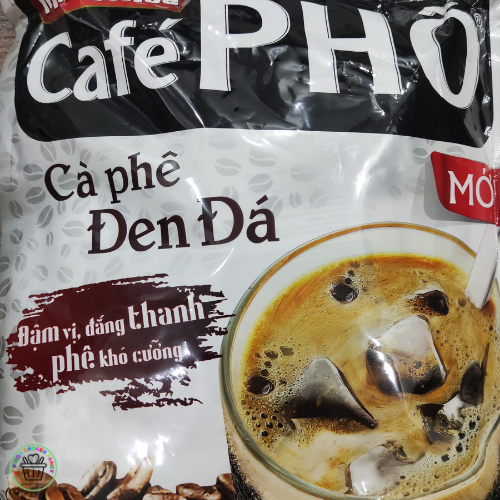 [DATE 2024] Café Phố hòa tan đen đá – combo 5 gói 16g
