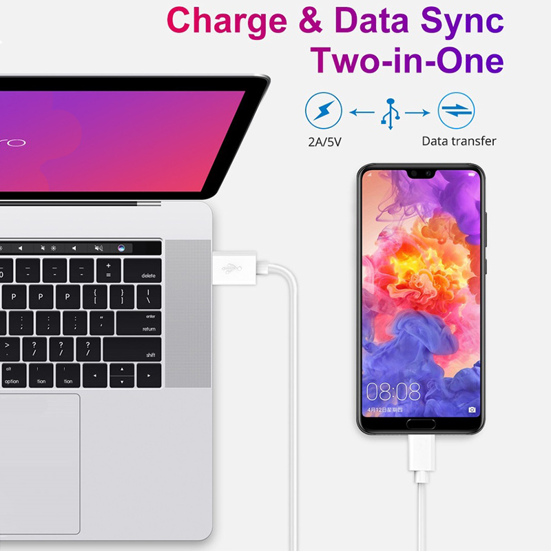 【Ready Stock】1M 2M 3M USB Fast Charger Cord Compatible For iPhone Micro Usb Type C Charging Cable USB Charger Data Cable