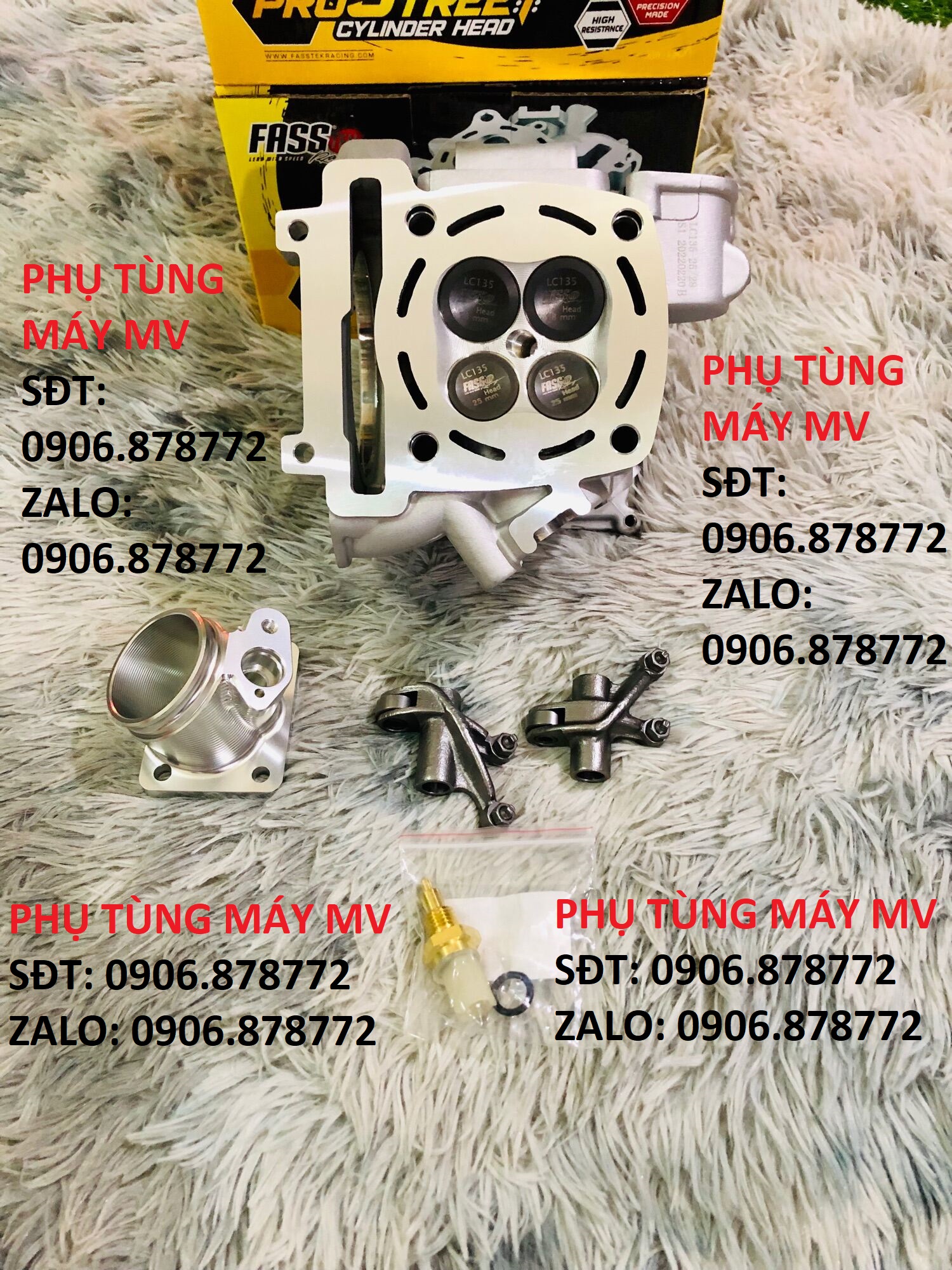 Đầu fasstek 25.28 ver 2 chính hãng dành cho xe ex135/150