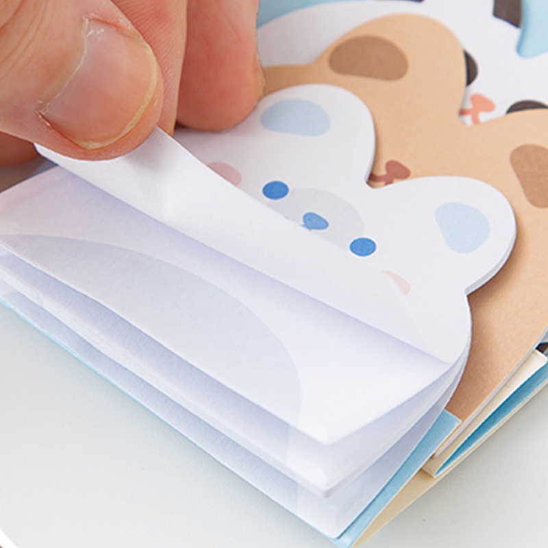 45 tờ dễ thương phim hoạt hình thú cưng phong cách ghi chú dán trường học văn phòng tearable ba mẫu giấy ghi nhớ Bộ