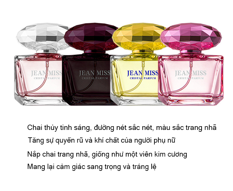 Nước Hoa Nữ Cao Cấp Vercaga Jean Miss Hấp Dẫn Cuốn Hút Bên Mùi Thơm Lâu với Hương Thơm Ngọt Ngào Quyến Rũ Từ Thiên Nhiên Nước Hoa Nữ Cao Cấp, Nước Hoa Nữ Cao Cấp Thể Tích 50ml